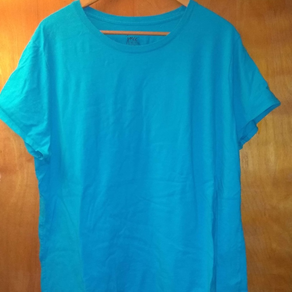 Just my size blue T-Shirt 100% cotton.